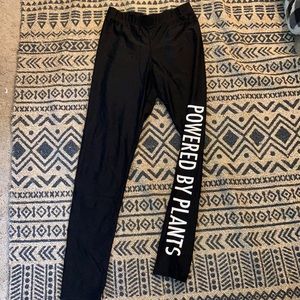 Black workout leggings